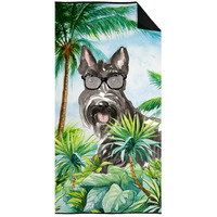 "Caroline's Treasures CK3001TWL3060 Scottish Terrier Premium beach-towels, Multicolor"