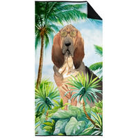 "Caroline's Treasures CK3023TWL3060 Bloodhound Premium beach-towels, Multicolor"