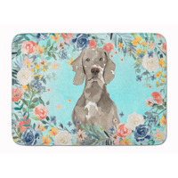 "Caroline's Treasures Weimaraner Machine Washable Memory Foam Mat doormats, Multicolor"