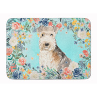"Caroline's Treasures Lakeland Terrier Machine Washable Memory Foam Mat doormats, Multicolor"