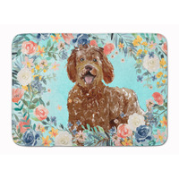 "Caroline's Treasures Labradoodle Machine Washable Memory Foam Mat doormats, Multicolor"