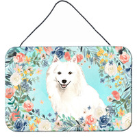 "Caroline's Treasures Japanese Spitz Door Hanging Prints wall-decor, Multicolor"