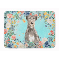 "Caroline's Treasures Irish Wolfhound Machine Washable Memory Foam Mat doormats, Multicolor"