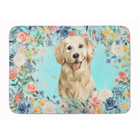 "Caroline's Treasures Golden Retriever Machine Washable Memory Foam Mat doormats, Multicolor"