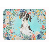 "Caroline's Treasures English Pointer Machine Washable Memory Foam Mat doormats, Multicolor"