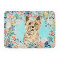 "Caroline's Treasures Cairn Terrier Machine Washable Memory Foam Mat doormats, Multicolor"