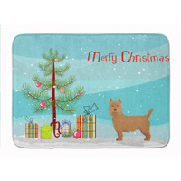 "Caroline's Treasures Airedale Terrier Christmas Tree Machine Washable Memory Foam Mat doormats, Multicolor"