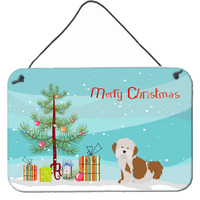 "Caroline's Treasures Havanese Christmas Tree Door Hanging Prints wall-decor, Multicolor"