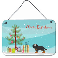 "Caroline's Treasures Cavalier King Charles Spaniel Christmas Tree Door Hanging Prints wall-decor, Multicolor"
