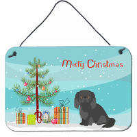 "Caroline's Treasures Pekingese Christmas Tree Door Hanging Prints wall-decor, Multicolor"