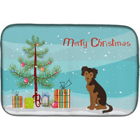 "Caroline's Treasures CK3506DDM Persian Chihuahua Christmas Tree dish-drying-mats, 14 x 21, Multicolor"