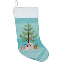 "Caroline's Treasures Small Greek Domestic Dog Kokoni #2 Tree christmas-stockings, Multicolor"