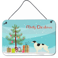 "Caroline's Treasures Borzoi Christmas Tree Door Hanging Prints wall-decor, Multicolor"