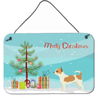 "Caroline's Treasures Chihuahua Christmas Tree Door Hanging Prints wall-decor, Multicolor"