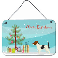 "Caroline's Treasures Jack Russell Terrier Christmas Tree Door Hanging Prints wall-decor, Multicolor"