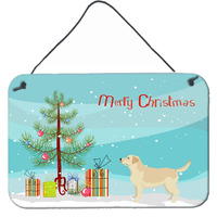 "Caroline's Treasures Labrador Retriever Christmas Tree Door Hanging Prints wall-decor, Multicolor"