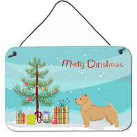 "Caroline's Treasures Norwich Terrier Christmas Tree Door Hanging Prints wall-decor, Multicolor"