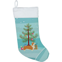"Caroline's Treasures Pembroke Corgi Tree christmas-stockings, Multicolor"