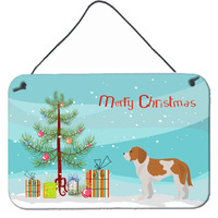"Caroline's Treasures Beaglier #1 Christmas Tree Door Hanging Prints wall-decor, Multicolor"
