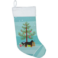 "Caroline's Treasures Black and Tan Cavapoo Tree christmas-stockings, Multicolor"