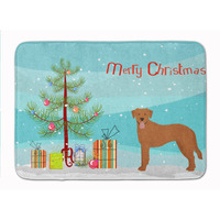 "Caroline's Treasures Goldador Christmas Tree Machine Washable Memory Foam Mat doormats, Multicolor"