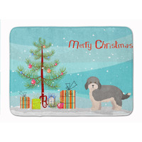 "Caroline's Treasures Havapoo #2 Christmas Tree Machine Washable Memory Foam Mat doormats, Multicolor"