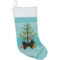 "Caroline's Treasures Black Pekeapoo Tree christmas-stockings, Multicolor"