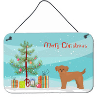 "Caroline's Treasures Shi Chi Christmas Tree Door Hanging Prints wall-decor, Multicolor"