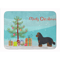 "Caroline's Treasures Shorkie #1 Christmas Tree Machine Washable Memory Foam Mat doormats, Multicolor"