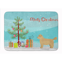 "Caroline's Treasures Westiepoo #1 Christmas Tree Machine Washable Memory Foam Mat doormats, Multicolor"