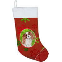 "Caroline's Treasures Snowflakes Blenheim Cavalier Spaniel christmas-stockings, Multicolor"
