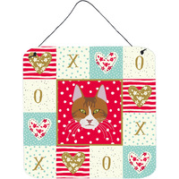 "Caroline's Treasures Aegean Cat Love Door Hanging Prints wall-decor, Multicolor"