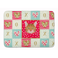 "Caroline's Treasures Bengal Cat Love Machine Washable Memory Foam Mat doormats, Multicolor"