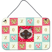 "Caroline's Treasures Birman Cat Love Door Hanging Prints wall-decor, Multicolor"