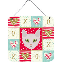 "Caroline's Treasures Burmilla Cat Love Door Hanging Prints wall-decor, Multicolor"