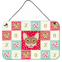 "Caroline's Treasures Chausie Cat Love Door Hanging Prints wall-decor, Multicolor"