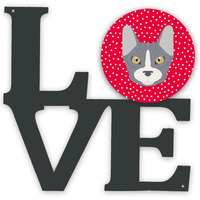 "Caroline's Treasures Don Sphynx Cat Metal Artwork Love wall-decor, Multicolor"