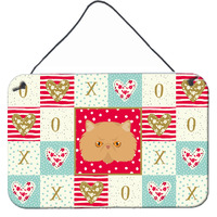 "Caroline's Treasures Persian Modern Cat Love Door Hanging Prints wall-decor, Multicolor"