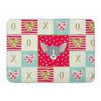 "Caroline's Treasures Peterbald Cat Love Machine Washable Memory Foam Mat doormats, Multicolor"