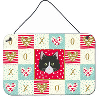 "Caroline's Treasures Siberian Forest Cat Love Door Hanging Prints wall-decor, Multicolor"