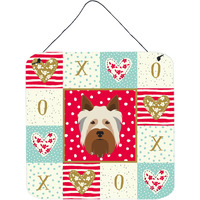 "Caroline's Treasures Australian Silky Terrier Love Door Hanging Prints wall-decor, Multicolor"
