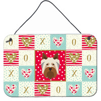 "Caroline's Treasures Australian Silky Terrier Love Door Hanging Prints wall-decor, Multicolor"