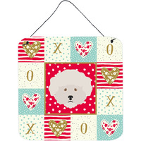 "Caroline's Treasures Bichon Fris Love Door Hanging Prints wall-decor, Multicolor"