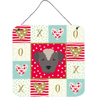"Caroline's Treasures Ecuadorian Hairless Dog Love Door Hanging Prints wall-decor, Multicolor"