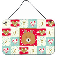 "Caroline's Treasures Elo Dog Love Door Hanging Prints wall-decor, Multicolor"