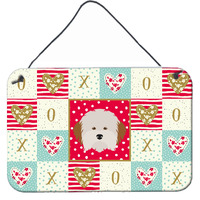 "Caroline's Treasures Havanese Dog Love Door Hanging Prints wall-decor, Multicolor"