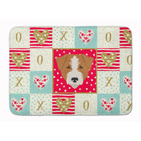 "Caroline's Treasures Kromfohrlander Love Machine Washable Memory Foam Mat doormats, Multicolor"