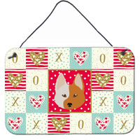 "Caroline's Treasures Nordic Spitz Love Door Hanging Prints wall-decor, Multicolor"