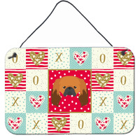 "Caroline's Treasures Pekingese Love Door Hanging Prints wall-decor, Multicolor"