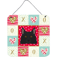 "Caroline's Treasures Schipperke Love Door Hanging Prints wall-decor, Multicolor"